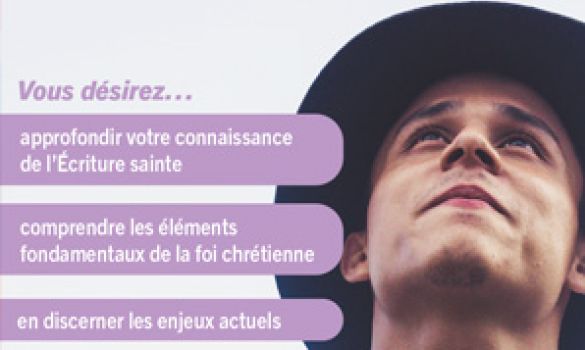 Visuel formation théologie