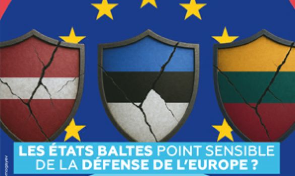 photo des 3 blasons des pays baltes sur fond d'étoiles