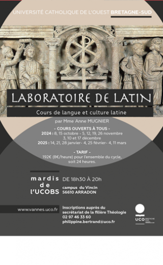 Affiche cours latin