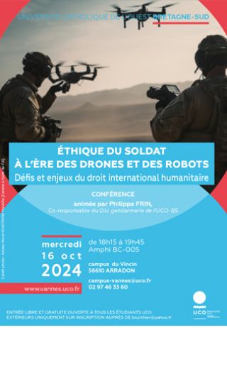 affiche (visuel=soldats lançant des drones)